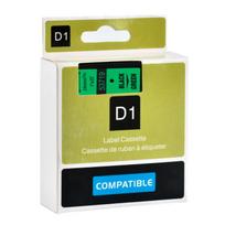 Su DYMO D1 suderinama juostelė CIDY 53719 24 mm žalia juostelė juodas tekstas
