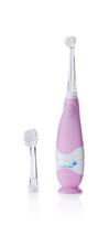 Brush Baby elektrinis dantų šepetėlis BabySonic 0-3 metų (rožinis)