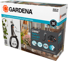 Tekstilinė žarna su žarnos laikikliu Gardena Liano 18595-20, 970547801