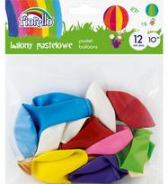 Balionai PASTEL, Fiorello, įvairių pastelinių sp., 12 vnt.