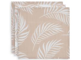 Jollein muslino merliukai 31x31 cm Nature Pale Pink 3vnt