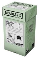 Bradley’s žalioji Senha ir Matcha arbata, 25pak.