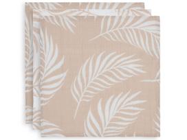 Jollein muslino audinio vystyklų rinkinys 70x70 Nature Pale Pink 3vnt