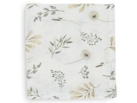 Jollein muslino audinio vystyklų rinkinys 115x115cm Wild Flowers 2vnt