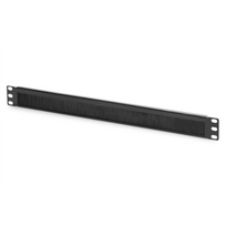 DIGITUS 1U cable brush management panel 44x483x11mm brush size 27x423mm color black RAL 9005