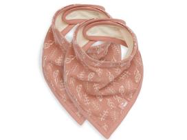 Jollein seilinukas Bib Bandana Meadow Rosewood