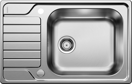 Nerūdijančio plieno plautuvė Blanco DINAS XL 6 S Compact 525120 (su ekscentriniu ventiliu)