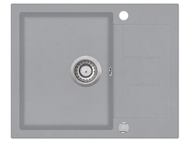Plautuvė Aquasanita Tesa SQT102 AW 221 Light grey, su ekscentriniu ventiliu