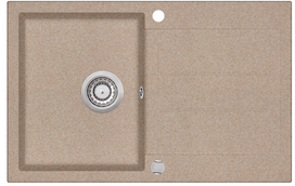 Plautuvė Aquasanita Tesa SQT101AW 110 Beige -Sand, su ekscentriniu ventiliu