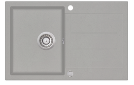 Plautuvė Aquasanita Tesa SQT101AW 220 Argent - Warm concrete, su ekscentriniu ventiliu