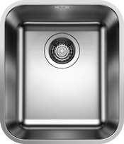 Nerūdijančio plieno plautuvė Blanco SUPRA 340-U 518200 (su ekscentriniu ventiliu)