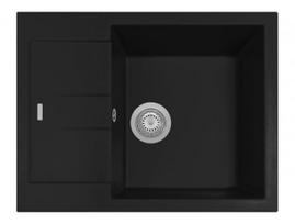Virtuvės plautuvė Plados-Telma Amanda AM6510 26TG, juoda