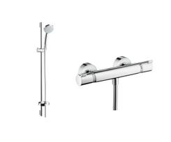 Dušo komplektas su termostatiniu dušo maišytuvu Hansgrohe Croma 100, 27771000 + Ecostat Comfort 13116000