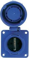 Panel Socket 3x16A (2P+PE) IP66-68 blue Nautilus 20352-8b | 9003399023996