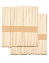 Kosmeda priemonės depiliacinė medinė mentelė 114x10x2mm Epil 100vnt