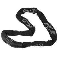 Spyna KLS Chainlock 6 su kodu, 100x 0,6cm (juoda)