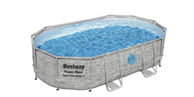 Baseinas Bestway Power Steel 56946, pilkas, 3028 l