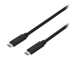 ASSMANN USB Type-C connection cable type C to C M/M 1.0m full featured Gen2 5A 10GB 3.1 Version CE bl