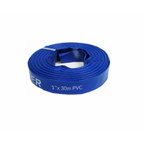 Kokybiška PVC lanksti gaisrinė vandens žarna 1" x 30m