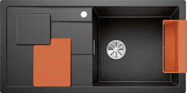Plautuvė Blanco SITY XL 6 S lava grey 525056, antracito
