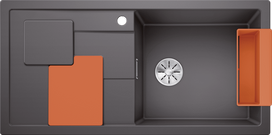 Plautuvė Blanco SITY XL 6 S lava grey 525057, akmens pilka