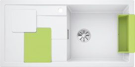 Plautuvė Blanco SITY XL 6 S lava grey 525063, balta
