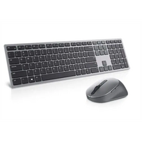 DELL KM7321W pilkas bevielis komplektas (klaviatūra + pelė) | Anglų-lietuvių raidžių išsidėstymas