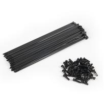 Stipinai cinkuoti 2,0x288mm+galvutė 144 vnt. pakuotė (juodi)
