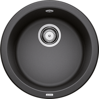 Apvali virtuvinė plautuvė Blanco RONDO 511629, antracito