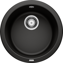 Apvali virtuvinė plautuvė Blanco RONDO 525959, juoda