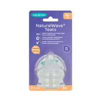 Lansinoh vidutinio pratekėjimo žindukas Medium Flow Natural Wave N2