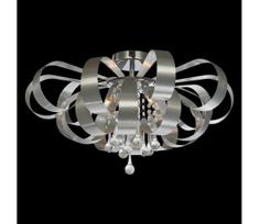 Luxera 64410 - Tvirtinamas krištolinis sietynas RIBBON CRYSTAL 6xG9/33W/230V