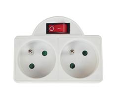 Soligth P97 - Kištukinio lizdo skirstytuvas su jungikliu 2x10A/230V