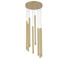Pakabinamas sietynas STALACTITE LASER 8xG9/3W/230V aukso spalva