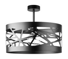 Sietynas ant stulpo MODUL FREZ 1xE27/60W/230V d. 39 cm juodas