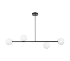 Sietynas ant stulpo GAMA 4xG9/12W/230V juodas