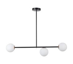 Sietynas ant stulpo GAMA 3xG9/12W/230V juodas