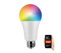 LED RGB Reguliuojama lemputė A70 E27/11W/230V 2700-6500K Wi-Fi Tuya