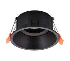 Įleidžiamas šviestuvas EYE 1xGU10/25W/230V apvalus juodas