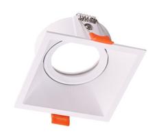 Įleidžiamas šviestuvas EYE 1xGU10/25W/230V kvadratinis baltas