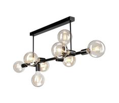 Sietynas ant stulpo ASTRID 8xE27/60W/230V juodas