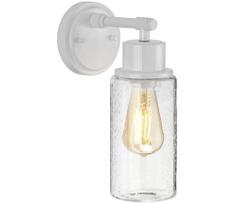 Elstead BATH-MORVAH1-W - Vonios sieninis šviestuvas 1xE27/60W/230V IP44 baltas