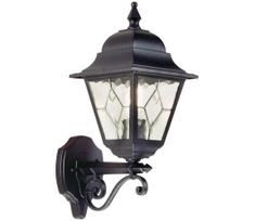 Elstead NR1-BLK - Lauko sieninis šviestuvas NORFOLK 1xE27/100W/230V IP43
