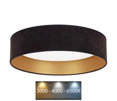 BRILAGI - LED Lubinis šviestuvas VELVET LED/24W/230V 3000/4000/6400K juodas/aukso