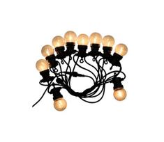 LED Lauko grandinė STRING 5m 10xLED/0,4W/24/230V 3000K IP44