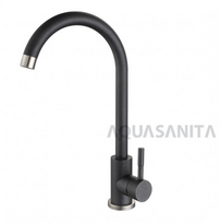 Plautuvės maišytuvas Aquasanita BUDGET Sabia 5523E2 Silicsana, 222 Graphite