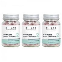 D-LAB Nutricosmetics Complexe Cycle Feminin Maisto papildas hormonų pusiausvyrai, 3 Mėnesiams