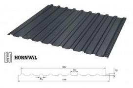 Trapecinis profilis T-18 RAL7016, 0,40 mm, Matt
