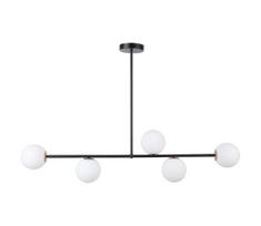 Sietynas ant stulpo GAMA 5xG9/12W/230V juodas
