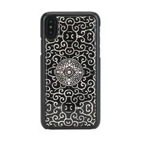 iKins Smartphone case for iPhone XS/XS – black leather